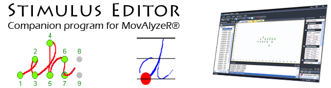 Stimulus Editor - MovAlyzeR movement analysis software addon